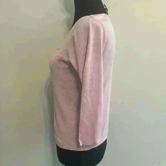 Eileen Fisher Italian Yarn Viscose Cotton
Elbow Length Light Pink Top size XS - Picture 4 of 6